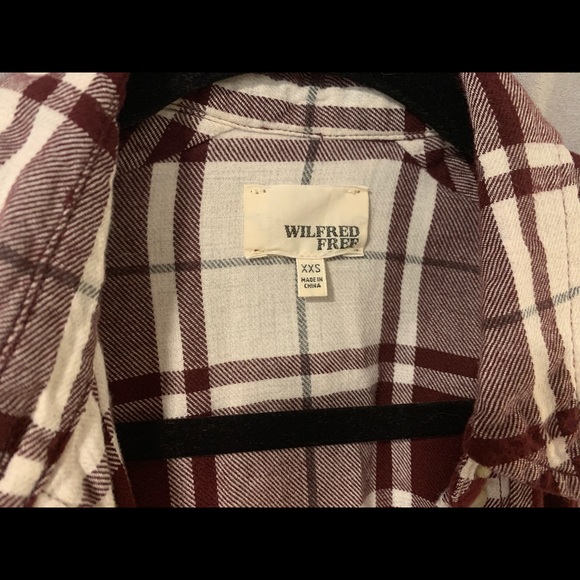 SOLD π Wilfred Free Aritzia Plaid Flannel - Picture 4 of 5